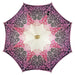 Glamour Fuchsia Umbrella with Medallion and Crystals