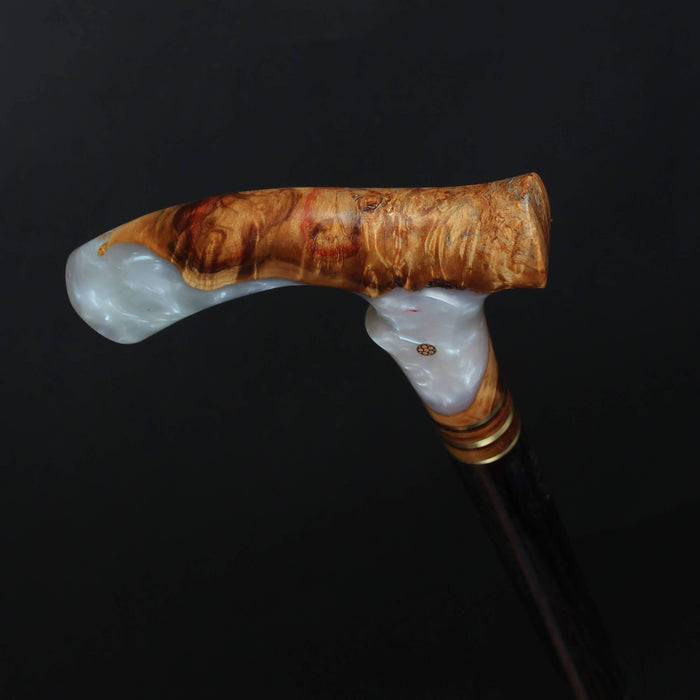 Unique Magic Gray Walking Cane, Handmade - Make to Order