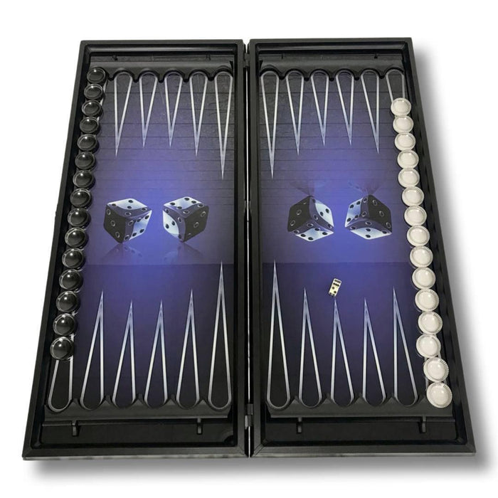 Glass Backgammon "Dice", Personalized Backgammon Set - Artynov | Unique Handmade Accessories