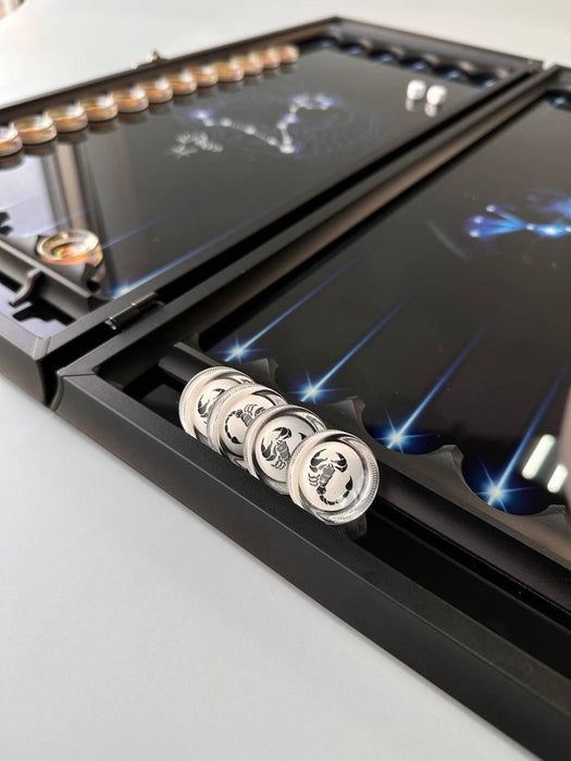 Glass Backgammon Set, Backgammon Board, Gift For Boss