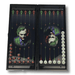 Glass Backgammon Set "Joker", Artwork And Design, 60×30 cm - Artynov | Unique Handmade Accessories