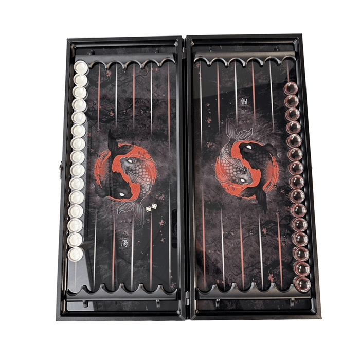 Glass Backgammon Set, Stylish Backgammon Board, Personalized Backgammon Board