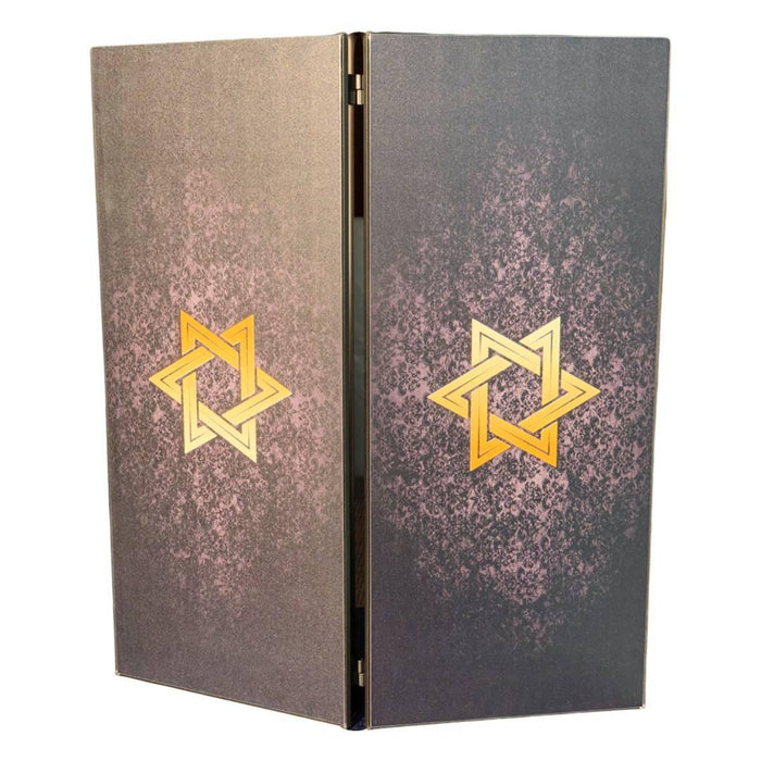 Glass Backgammon "Star Of David", Stylish Backgammon Board - Artynov | Unique Handmade Accessories