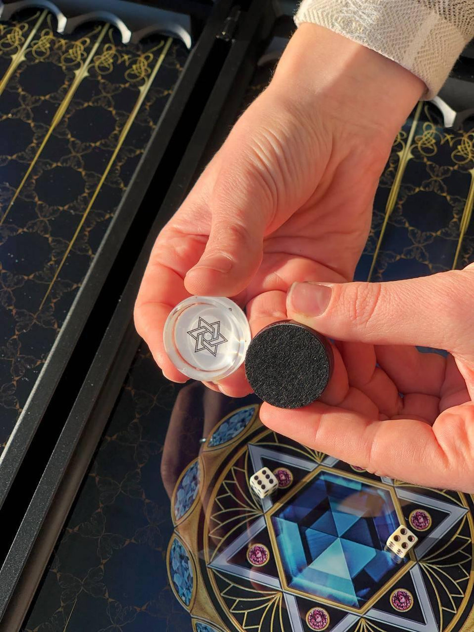 Glass Backgammon 