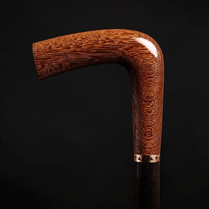 Padauk Exotic Wood Exclusive Walking Cane Wood Detail