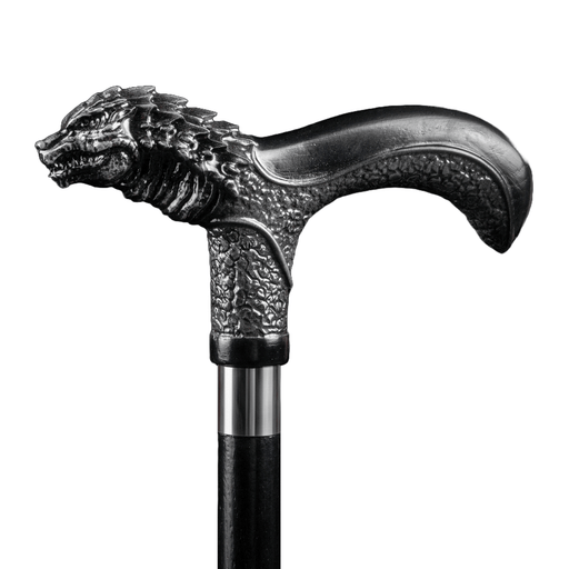 Godzilla walking cane handmade steampunk