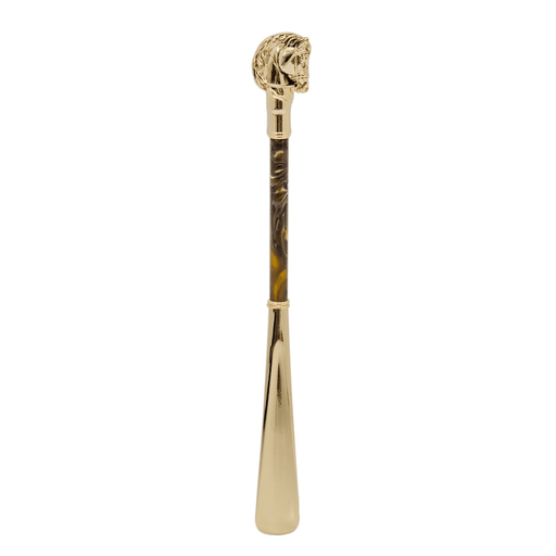 Gold Horse Exclusive Long Shoehorn Pearly Brown Shaft