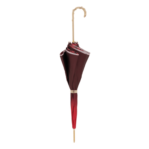 Gold Python Red Double Cloth Designer Umbrella