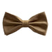 Gold Silk Pre-Tied Bow Tie for Men - Elegant Classy Accessory