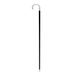 Gold-Silver Crook Handle Walking Stick - Tourist Style