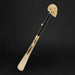 Gold Skull Gilt Resin Designer Shoehorn Elegant Home