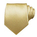 Gold Squared Silk Tie for Classy Men - Elegant Accessory for Formal Attire