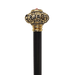 Golden Knob with Red Crystal Handle Walking Cane