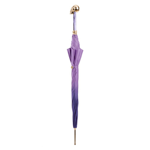 Golden Skull Purple Ombre Chic Umbrella Exclusive