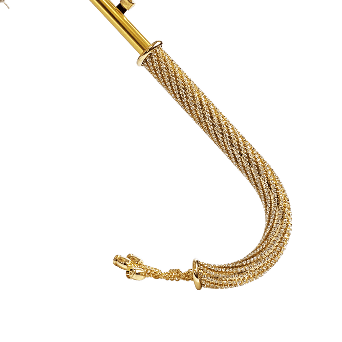 Golden Umbrella in a Fancy Design for Women