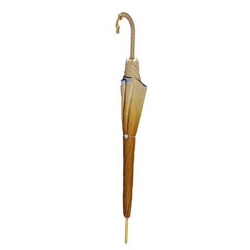 Golden Umbrella in a Fancy Design for Women