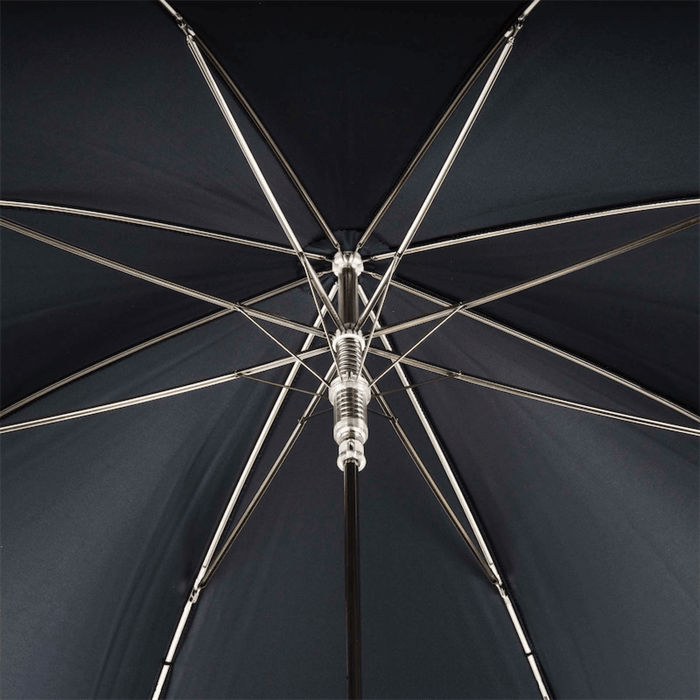 Gorilla Enameled Brass Handle Unique Black Umbrella