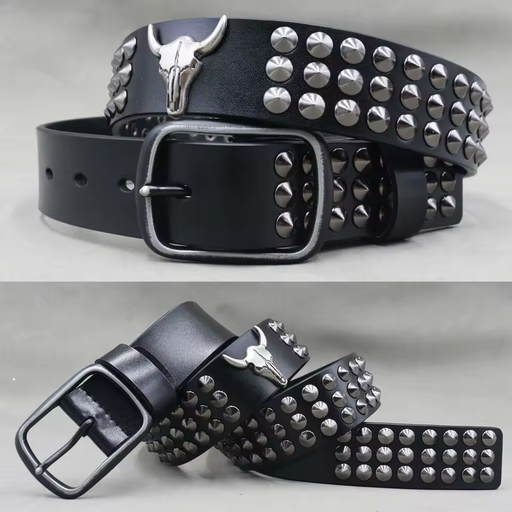 gothic leather belt