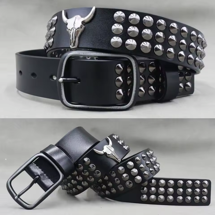gothic leather belt
