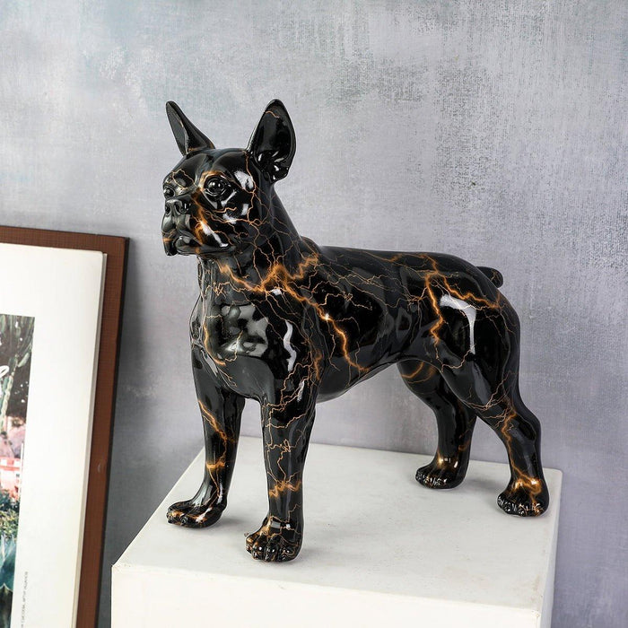 Graffiti Boston Terrier Statue