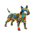 Graffiti Bull Terrier Statue