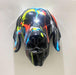 Graffiti Dachshund Head Statue