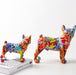 Graffiti French Bulldog Statue