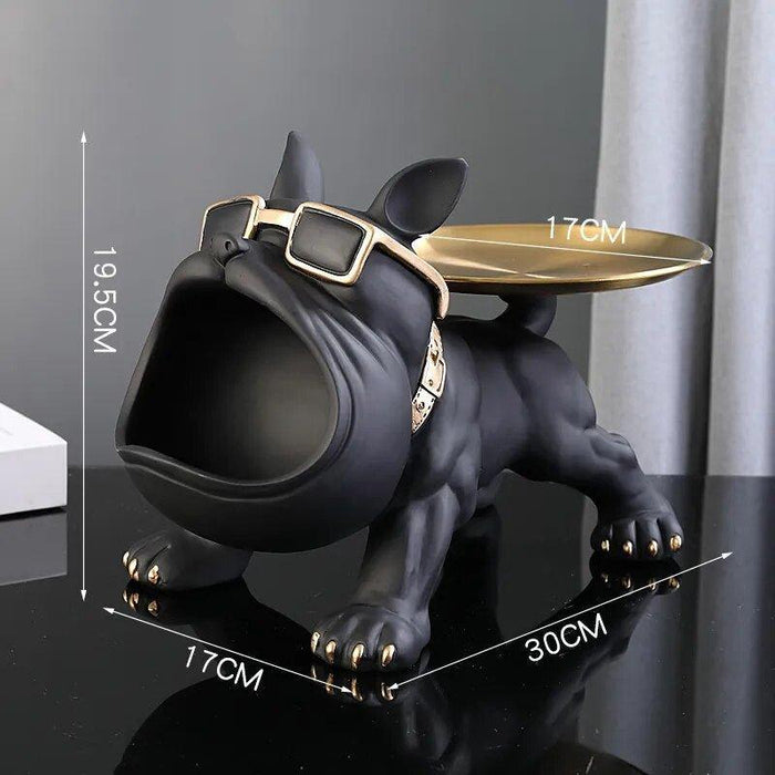 Graffiti Frenchie Statue