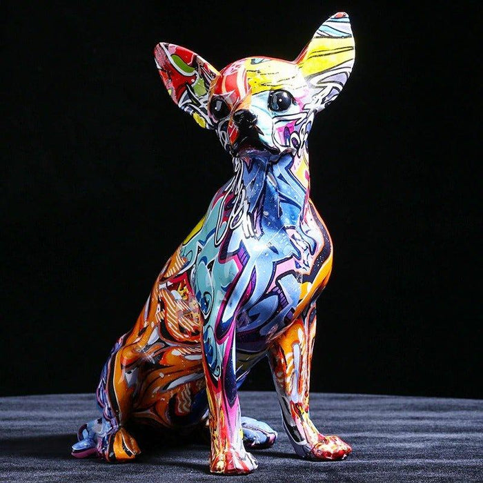 Graffiti Painted Art Statues