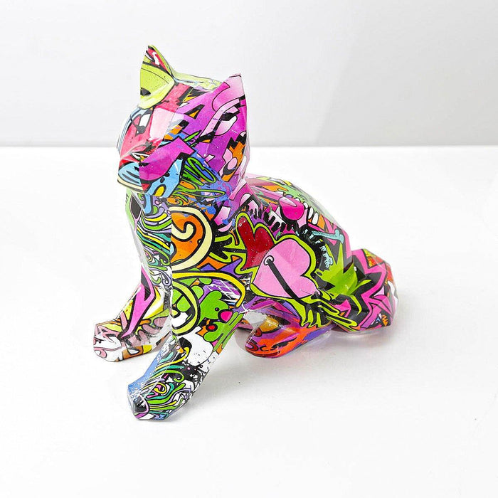 Graffiti Shiba Inu Statue