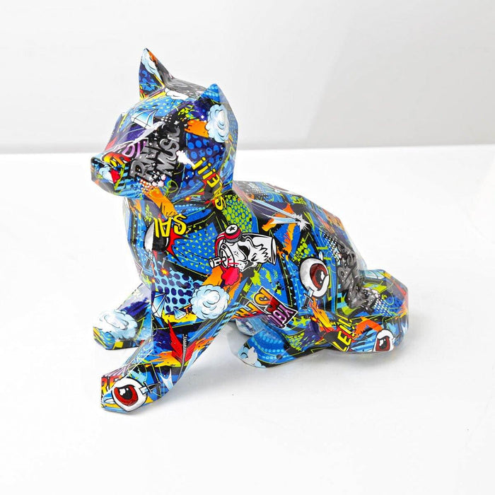 Graffiti Shiba Inu Statue