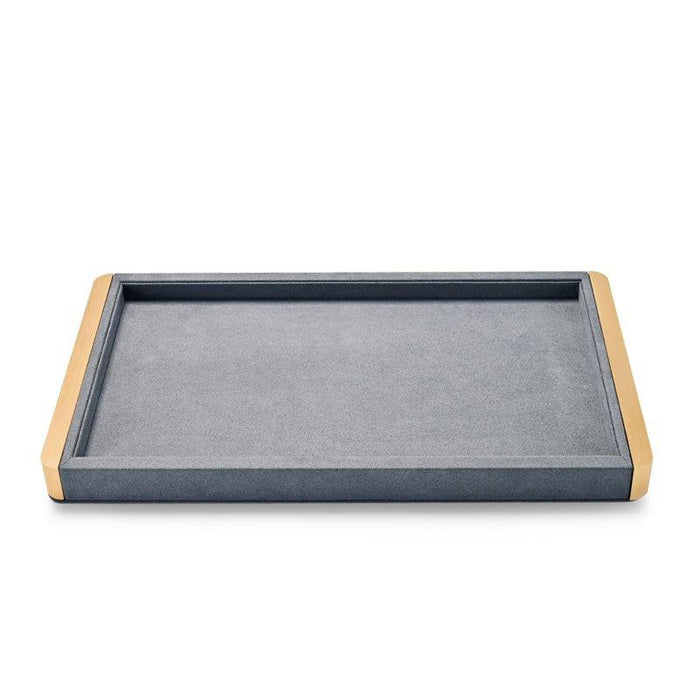 Gray Metal Jewelry Display Tray Organizer