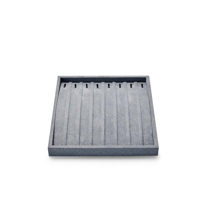 Gray Metal Jewelry Display Tray Organizer