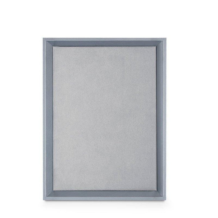 Gray PU Leather Microfiber Jewelry Display Tray