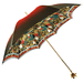 Green and Red Umbrella with Gold-plated Flower