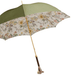 Green Grasshopper Print Luxury Umbrella Women