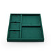 Green Metal Jewelry Display Tray