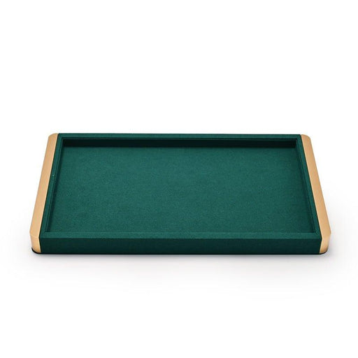 Green Metal Jewelry Display Tray