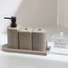 Elegant 4-Piece Ceramic Bathroom Set – Minimalist & Eco-Friendly
