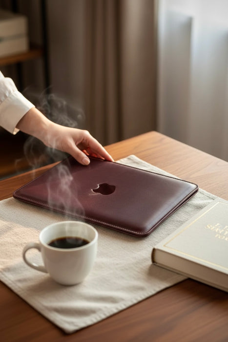 high quality leather MacBook case