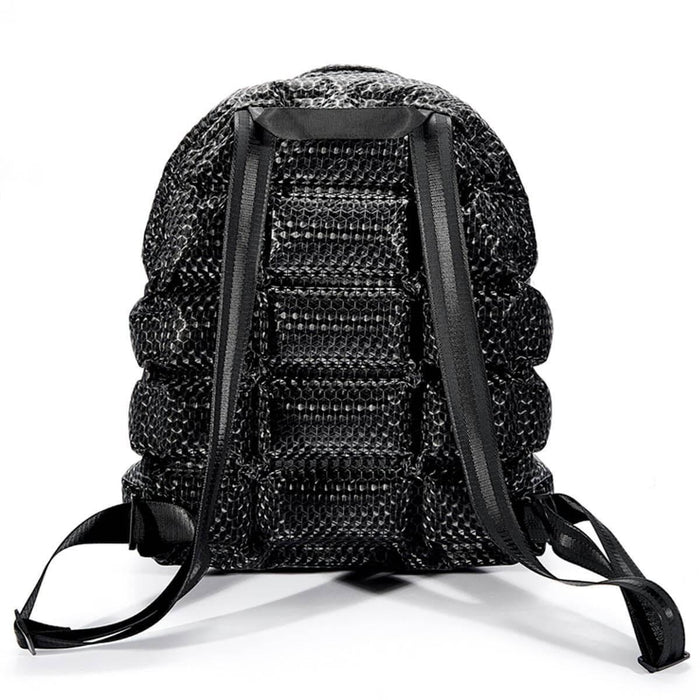 Soft Bubble Air-tight Lightweight Fashion Black Backpacks