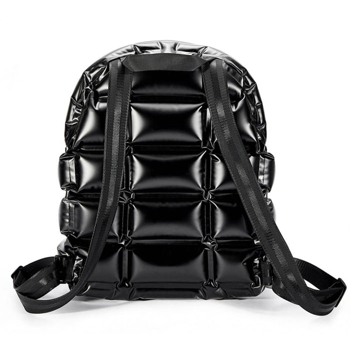 Soft Bubble Air-tight Lightweight Fashion Black Backpacks