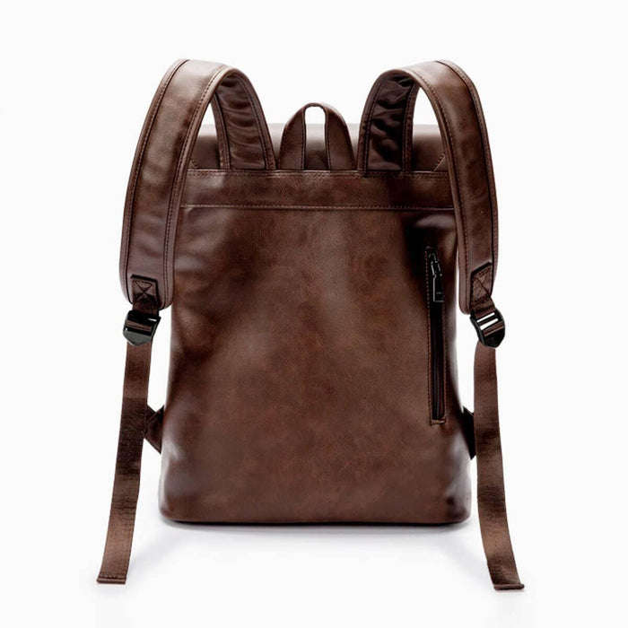 Leather Anti-Theft Waterproof Vintage Backpack