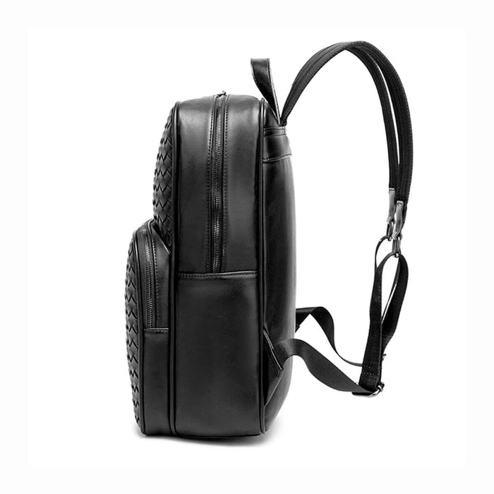 Leather Luxury Designer Knitting Business Backpack