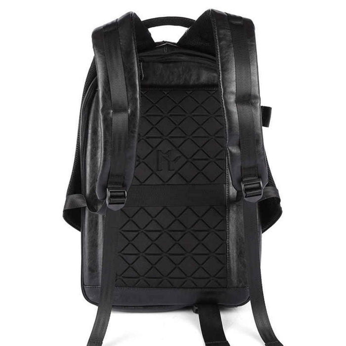 Stylish Urban Leather Smell Proof Backpack