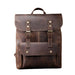 Patina Leather Backpack in Vintage Design