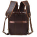 Retro Vintage Leather Backpack for Men and Women