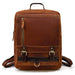 Retro Vintage Leather Backpack for Men and Women