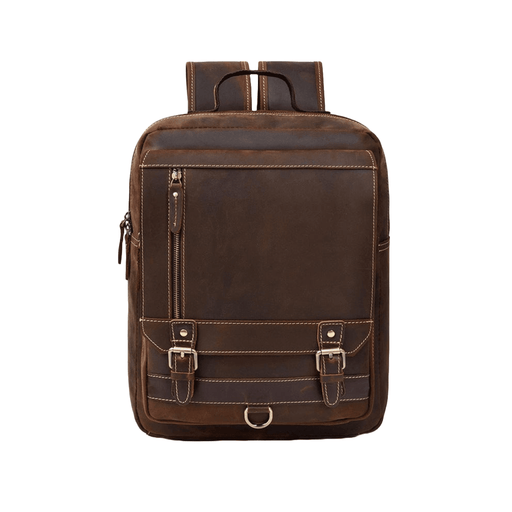 Retro Vintage Leather Backpack for Men and Women