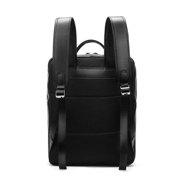 Stylish Men's Business Laptop Leather Backpack